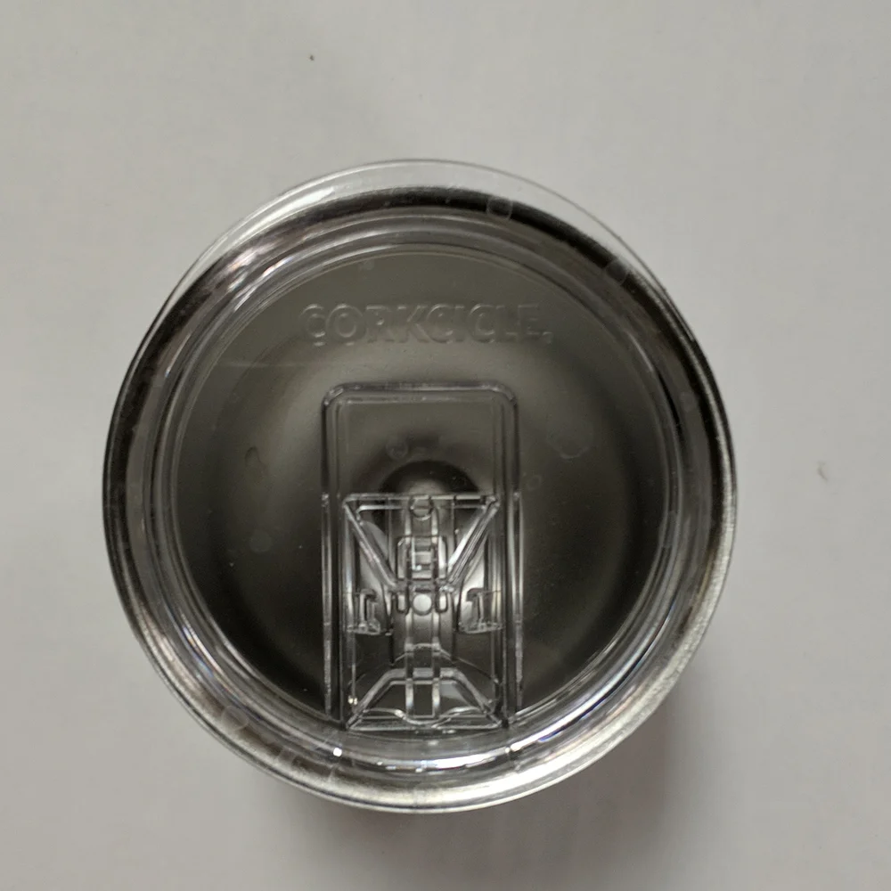 Corkcicle, 12 oz stemless wine tumbler. Snowdrift pattern